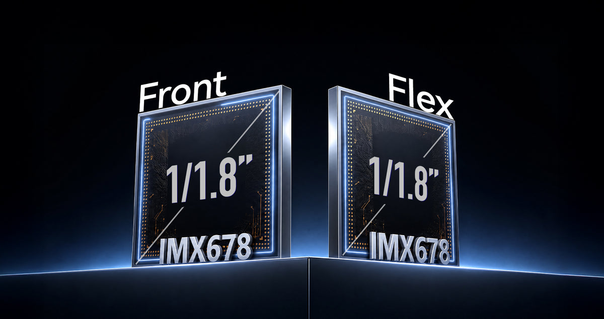 Sensori della fotocamera anteriore e posteriore